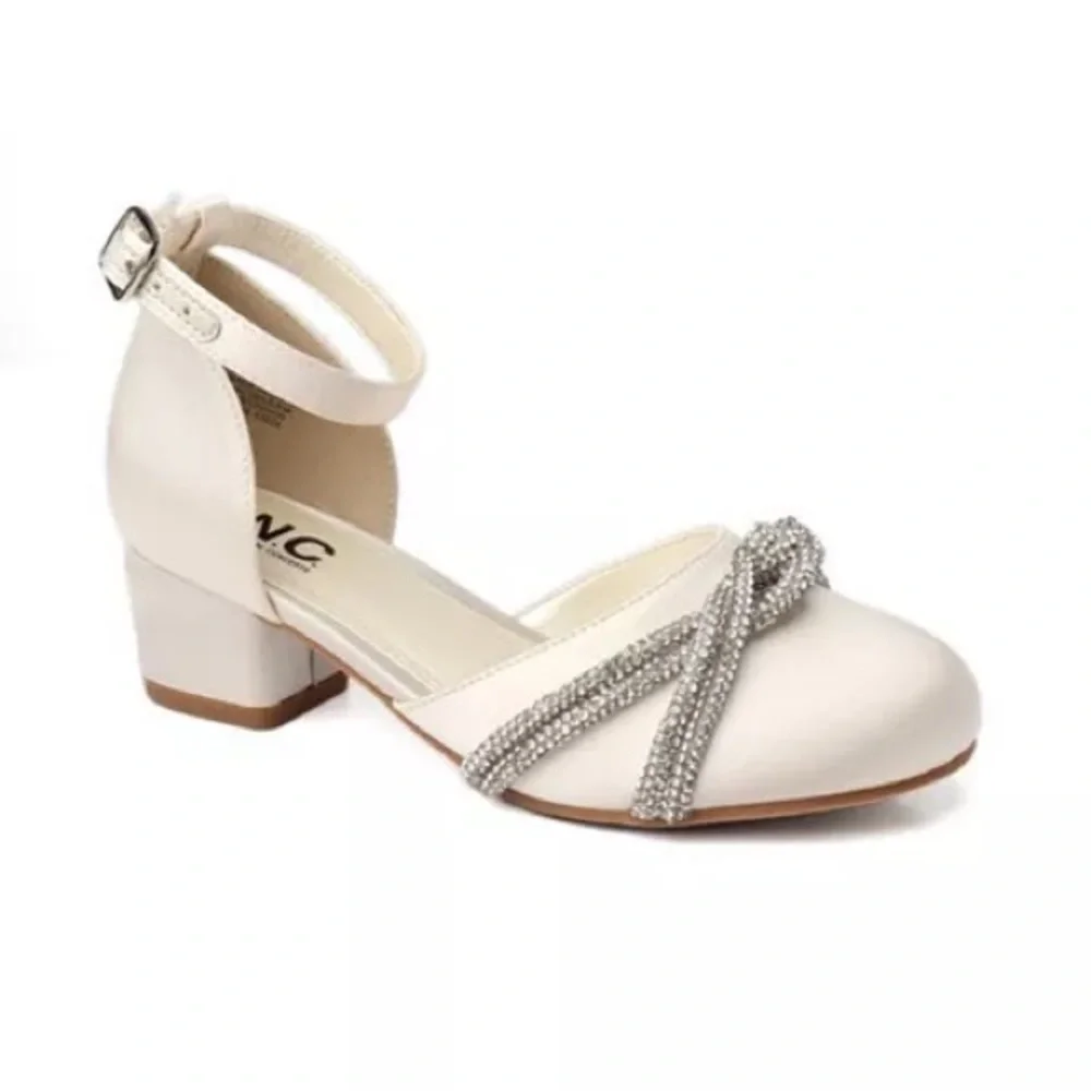 I.N.C. International Concepts Girls’ Delilah Round Toe Heel Pearl